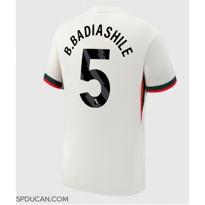 Muški Nogometni Dres Chelsea Benoit Badiashile #5 Gostujuci 2025-26 Kratak Rukav Muški Nogometni Dres Chelsea Benoit Badiashile #5 Gostujuci 2025-26 Kratak Rukav